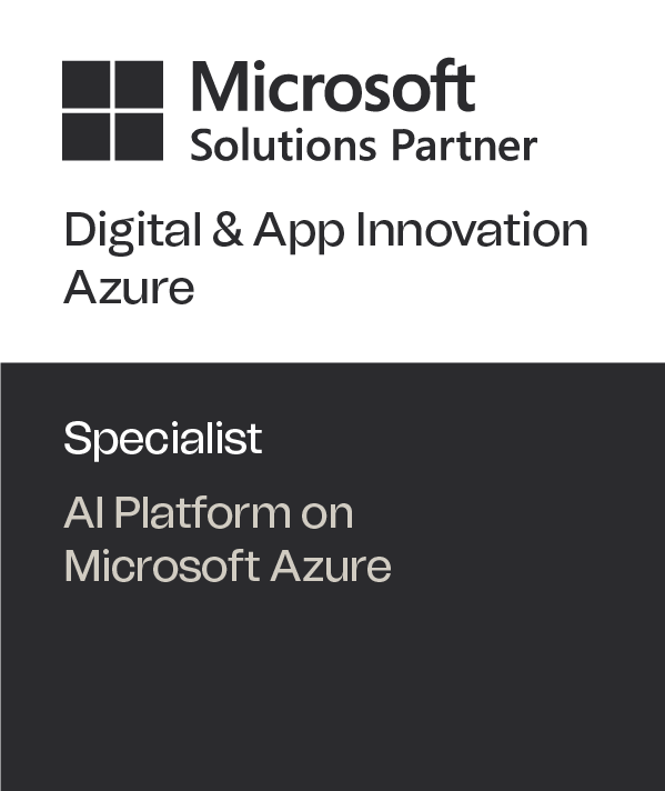 Awards - MS Solution Patner- Digital and app innovation azure ai platform on microsoft azure